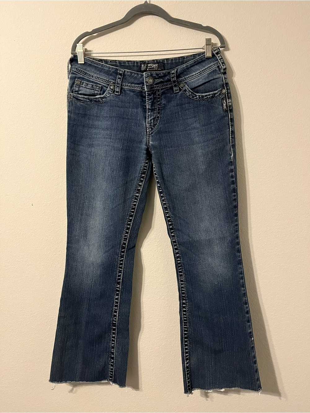 Silver Jeans Women's Medium Blue Flare Denim